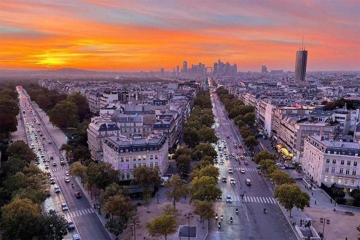 Toegang tot Arc de Triomphe en het dak