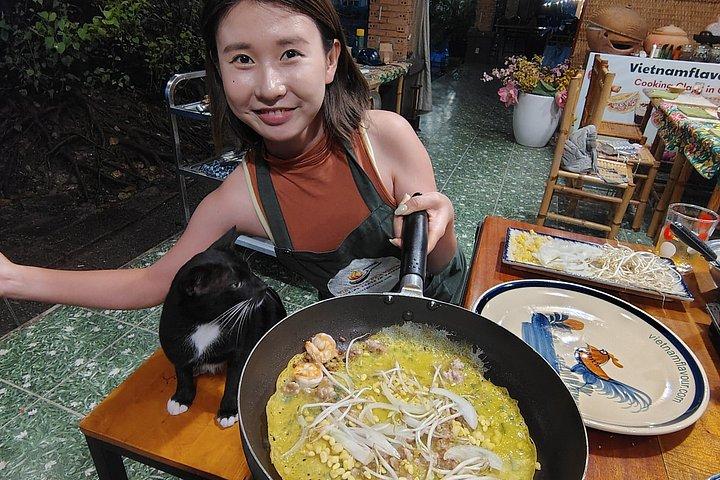 プライベート料理教室（現地市場見学とエッグコーヒー付き）