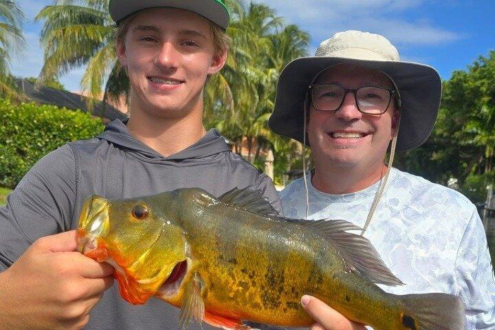 Private Peacock Bass Fishing Charter in Boynton Beach