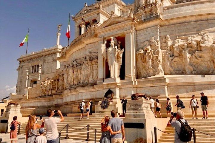 Roma : accesso Vittoriano, terrazza panoramica a 360° tramite ascensore