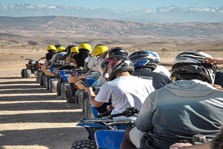 Marrakech Quad Bike and Camel ride & Sunset and Tea