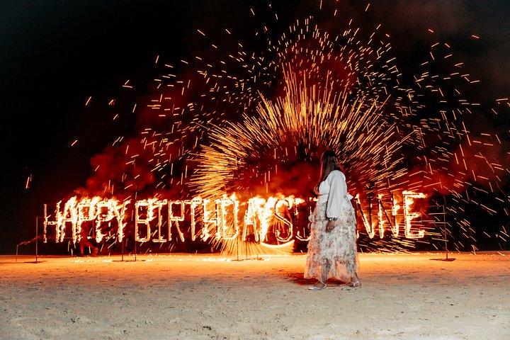 Private Birthday Celebration with Dinner and Fire Show