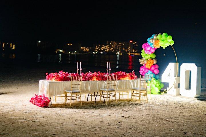 Private Birthday Celebration with Dinner and Fire Show