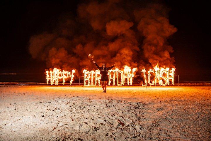 Private Birthday Celebration with Dinner and Fire Show
