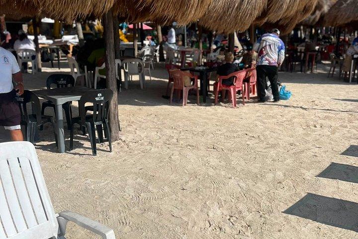 コスタマヤキャプテンモノビーチクラブデイパスと港ピックアップ