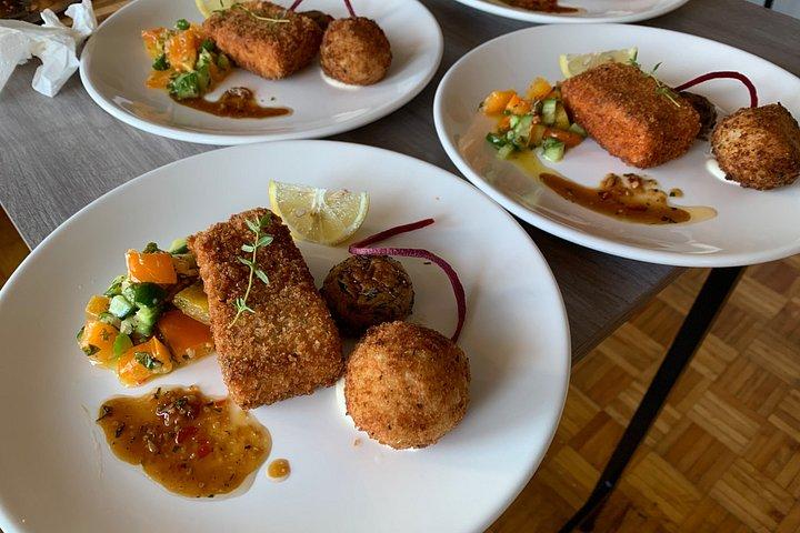 Experiencia en clase de cocina tailandesa con 4 platos comidas