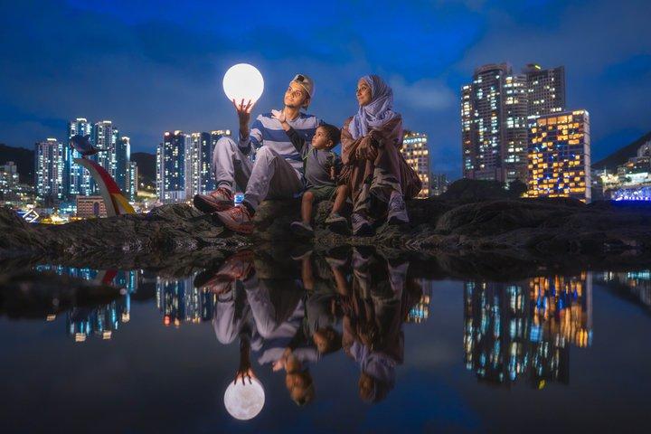 釜山ナイトツアー（オプショナルフォトツアー＆ホテル送迎付き）