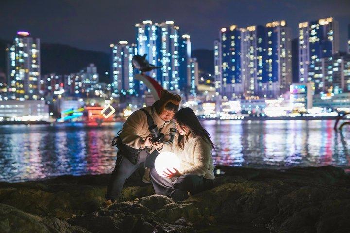 釜山ナイトツアー（オプショナルフォトツアー＆ホテル送迎付き）