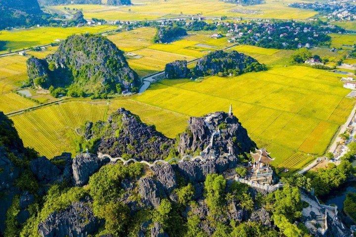 Day tour Hoa Lu, Trang An/Tam Coc with rowing boat and Mua Cave