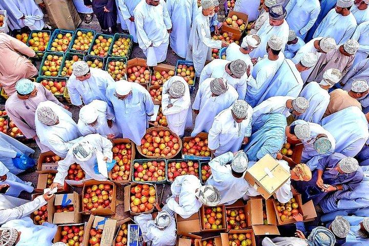 Tour condiviso al Forte di Nizwa, Souq, Birkat AL Mouz e Jebel Akhdar
