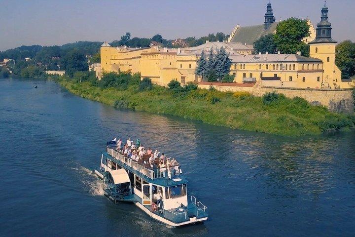 Cracóvia Cruzeiro do rio Vistula com vistas Wawel e Guia Áudio