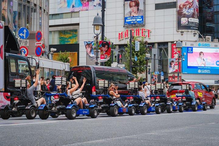 渋谷、新宿を通る東京ゴーカート（要国内避難民）