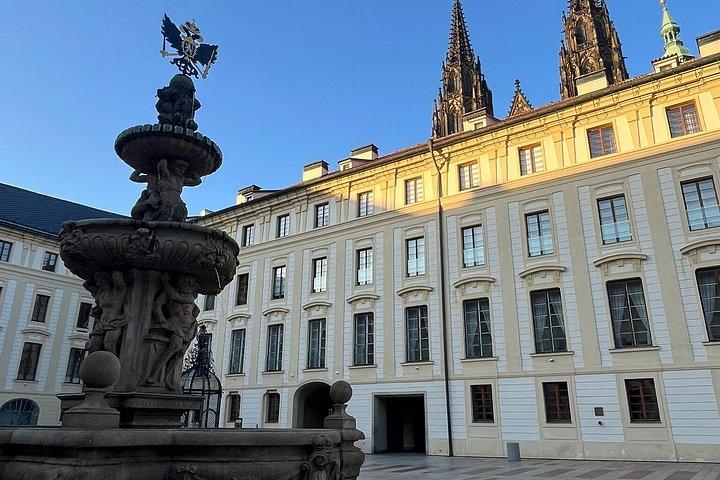 Prague Castle District Small Group Walking Tour at Night