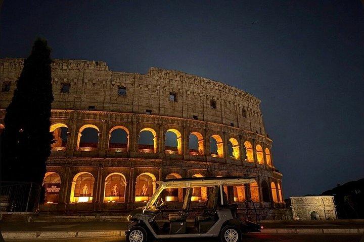 Roma Di Notte : Golf Cart Tour