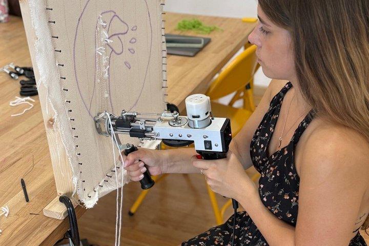 Rome Tapijt Tufting Workshop in de buurt van Sint-Pietersbasiliek