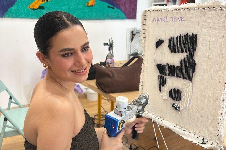 Rome Tapijt Tufting Workshop in de buurt van Sint-Pietersbasiliek