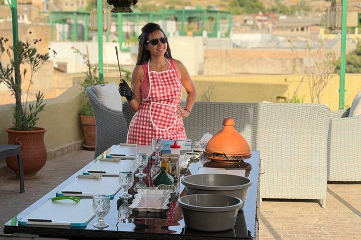 Fez Cooking Class at a Traditional Riad with Market Visit