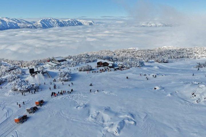 バリローチェ セロ・ペリト・モレノの雪の日