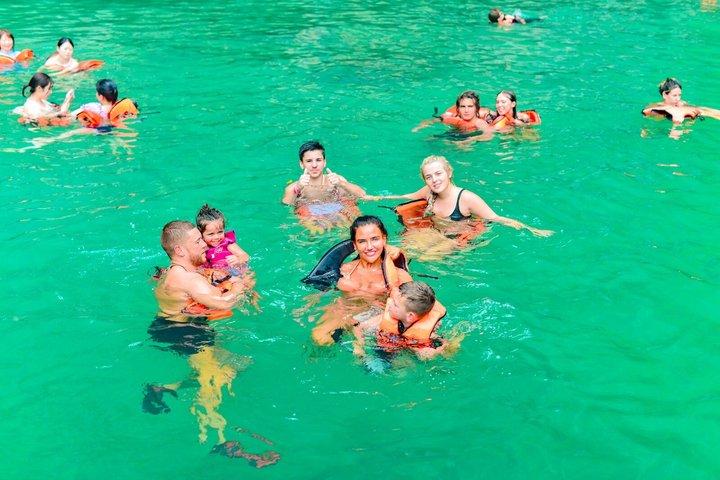 Phi Phi Maya Bay Halve dag speedboottocht bij zonsondergang met Plankton