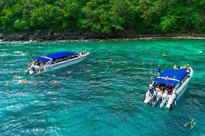 ピピマヤ湾半日サンセットスピードボート旅行プランクトン付き