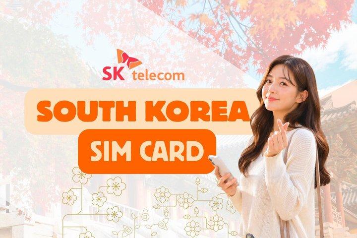 SKT Südkorea SIM-Karte mit unbegrenzten Daten + Voice