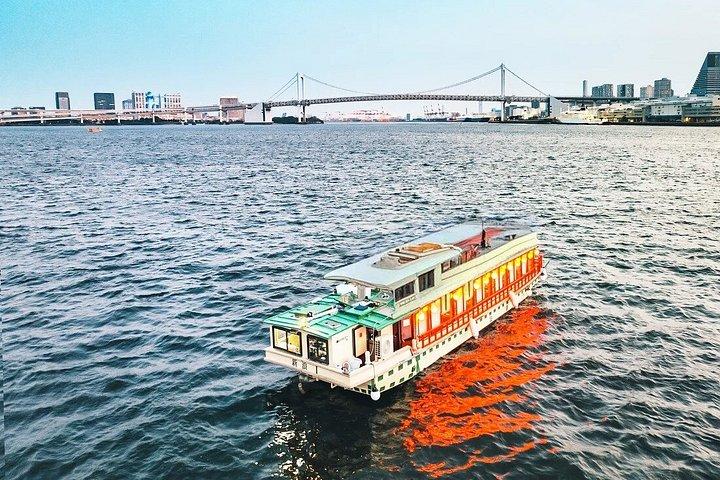 Tokyo Bay Night Dinner Cruise with TeamLab Planets Ticket