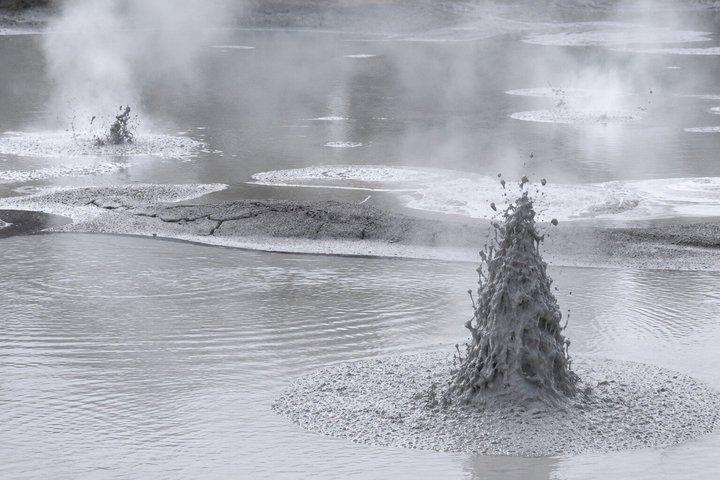 Wai-O-Tapu Geothermal Valley, & Hot River