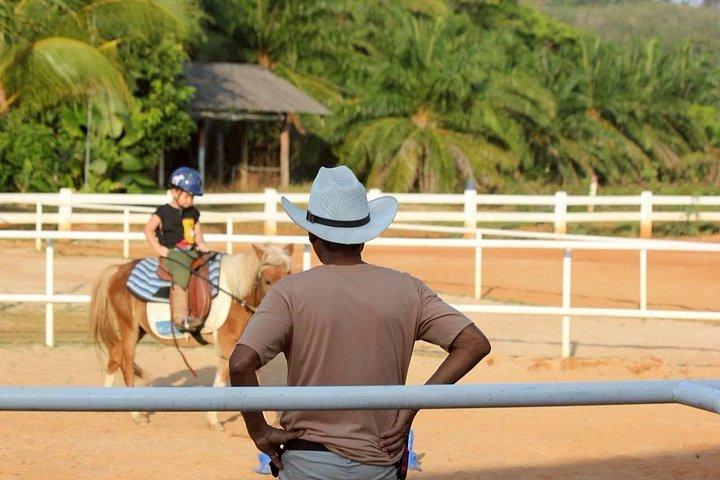 クラビ1 - カオトーントレイルとビーチライドで1時間乗馬
