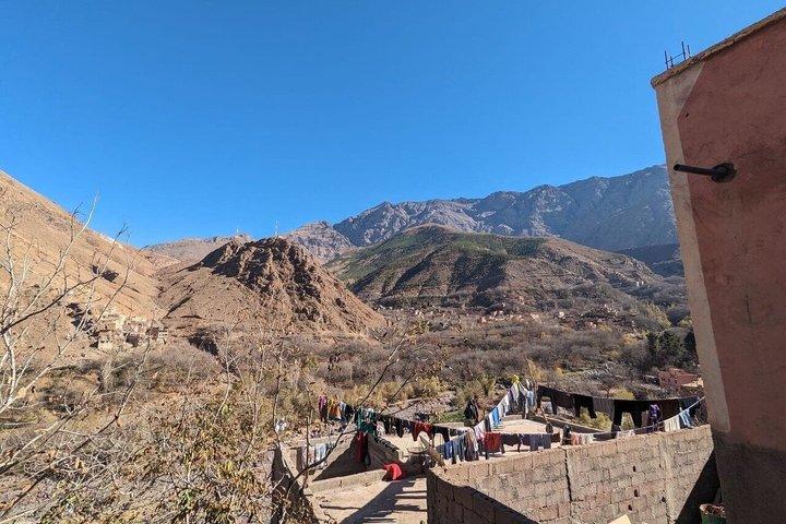 ラクダ乗りとローカルランチ付きアトラス山脈終日ツアー