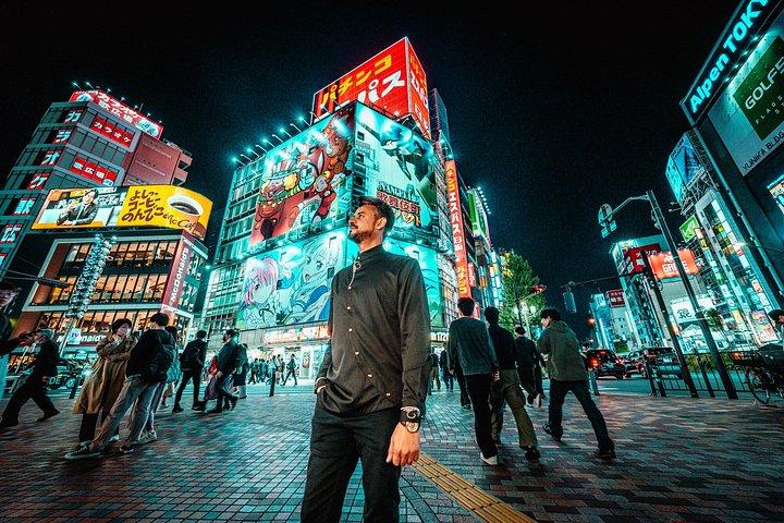 ユキによるプライベート東京ネオン写真撮影