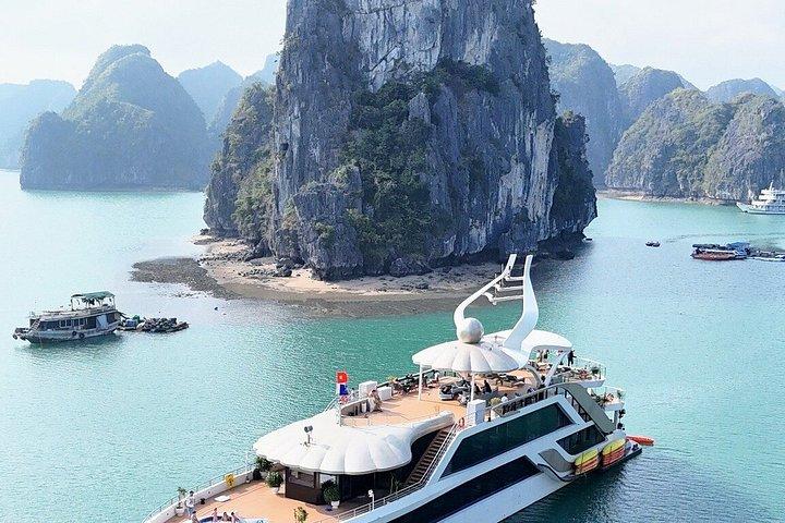 ハノイ：高級猫バ島、ランハ湾観光日帰りクルーズ＆ランチ