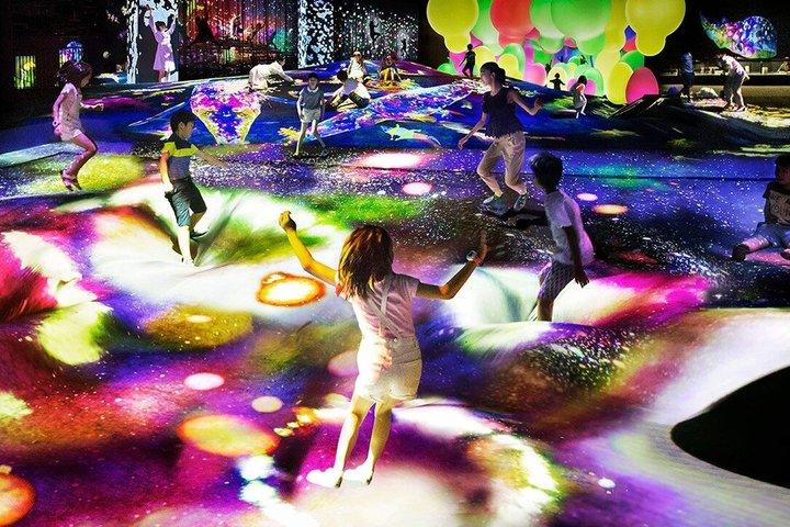 Tokyo TeamLab Borderless biljett med valfri privat transfer