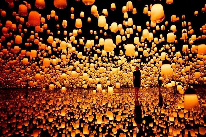 Tokyo TeamLab Borderless biljett med valfri privat transfer