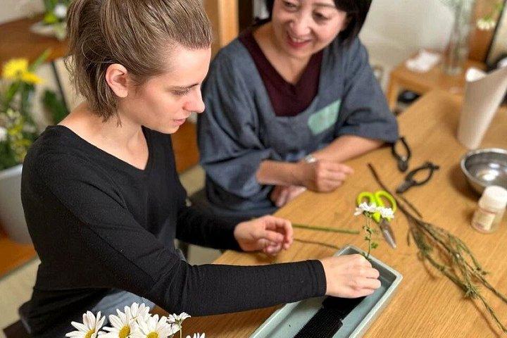 池坊トップランクマスターと生け花ワークショップ