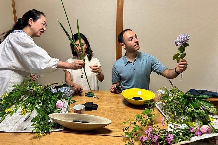 池坊トップランクマスターと生け花ワークショップ