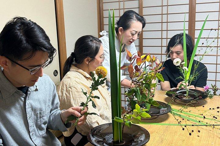 池坊トップランクマスターと生け花ワークショップ