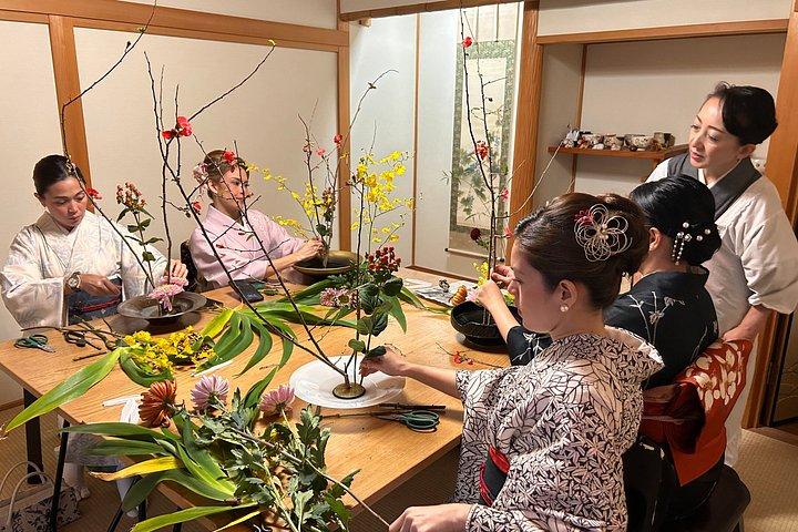 池坊トップランクマスターと生け花ワークショップ