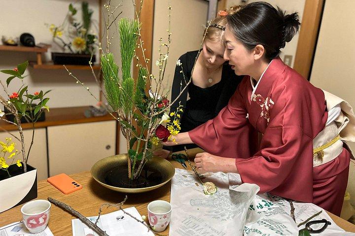 池坊トップランクマスターと生け花ワークショップ
