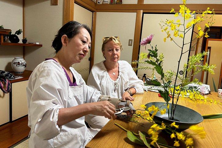 池坊トップランクマスターと生け花ワークショップ