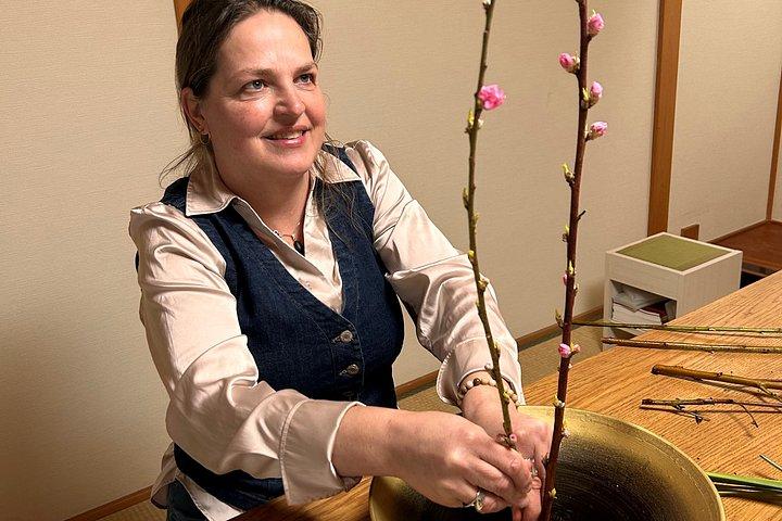 池坊トップランクマスターと生け花ワークショップ
