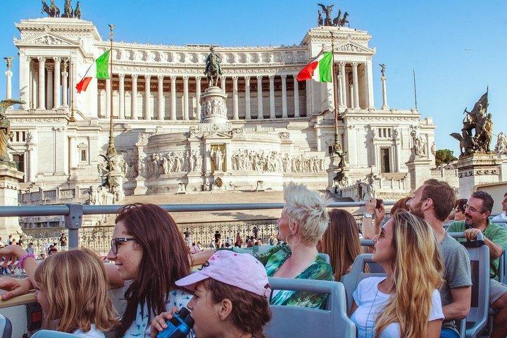 Tour panoramico di Roma in autobus Hop On Hop Off Open Top