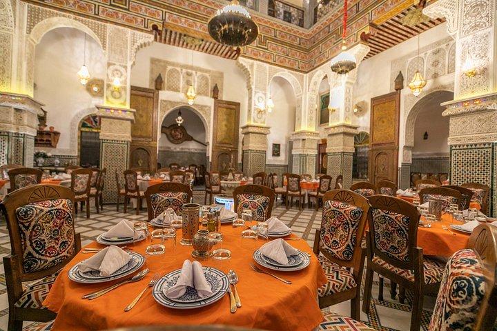 Fez Rooftop Sunset Tea & Dinner at Palais Traditionnel
