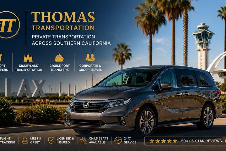 Transfert privé vers les hôtels, Disneyland et ports de croisière