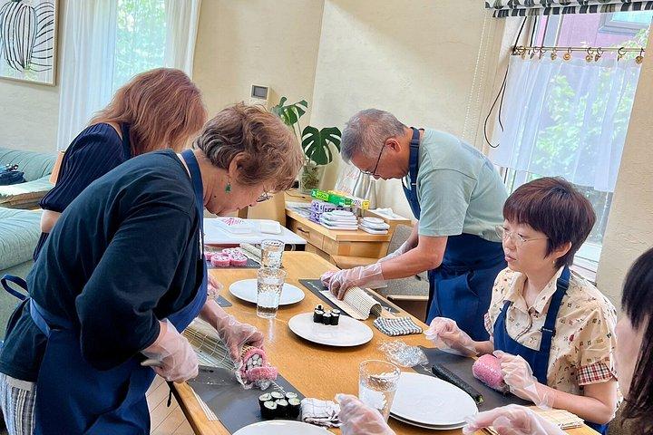 Private Sushi Making Class and Matcha Experience near Sapporo