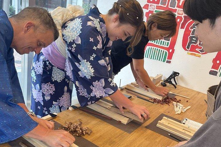 東京浅草DIY箸ワークショップとパーソナライズお土産