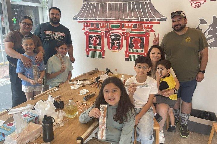 東京浅草DIY箸ワークショップとパーソナライズお土産