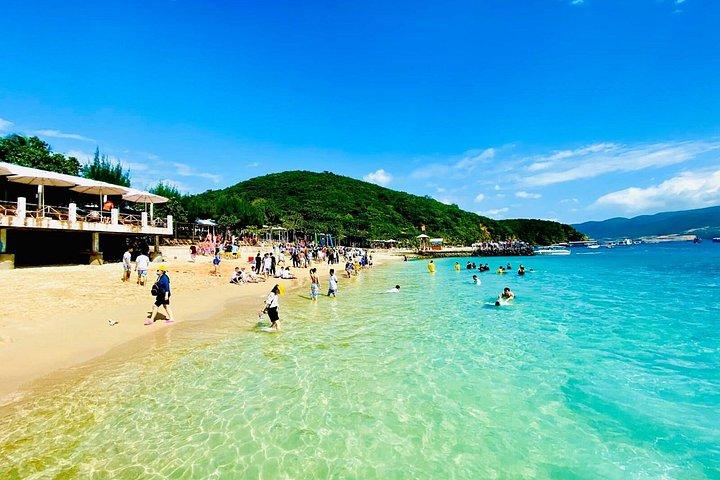 ニャチャン湾探検ツアー（シュノーケリング、釣り、ビーチ）