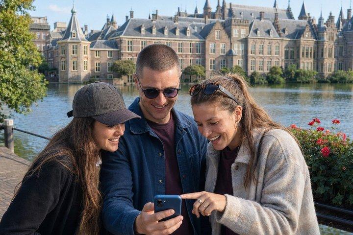 Selbstgeführte Geheimnisse von Den Haag Erkundungsspiel Tour