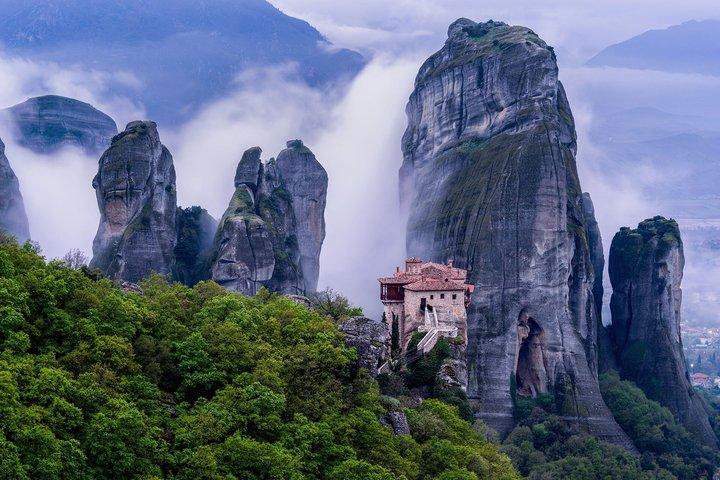 Athen : Meteora-Klöster, Höhlen und Zwischenstopps an der Küste mit Mittagessen