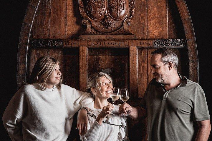 Immersive cellar tour-tasting and Alsatian tea time